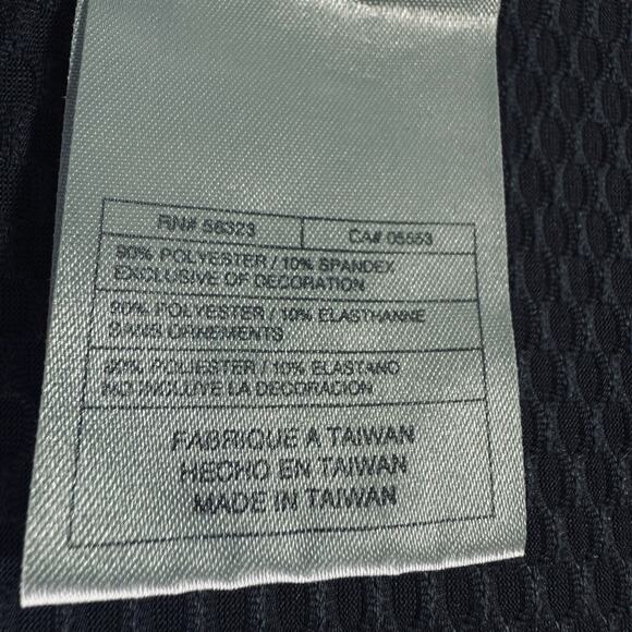 Nike Sphere Mens Medium Gray QTR Zip Long Sleeve Dry Shirt Textured Back Pocket - Picture 8 of 10